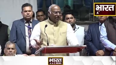 कानपुर: #Mallikarjun Kharge ने गिनाई Congress की उपलब्धियां, BJP से पूछे चुभते सवाल...