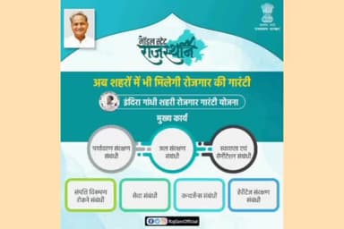 कोटा शहर में सरकार की ओर से चलाया जा रहा काम पाओ अभियान में नगर निगम कोटा में श्रमिकों के लिए शिविर का आयोजन