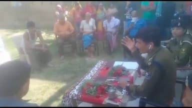 तेघरा: जन सहभागिता मोटरसाइकिल रैली कार्यक्रम के अंतर्गत तेघड़ा थाना पुलिस ने की जनसुनवाई