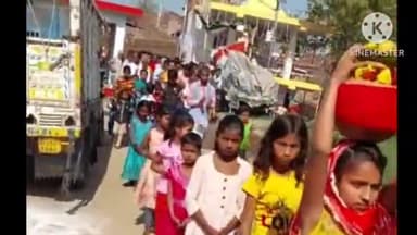 रहुई: बरांदी पंचायत के वार्ड 10 दौलतपुर गांव में ग्रामीणों के सहयोग से 24 घंटे का अखंड कीर्तन का हुआ आयोजन