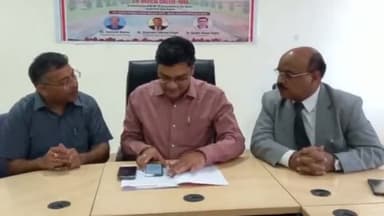 आगरा: एसएन मेडिकल गेस्ट हाउस में नेटकॉम-2023 को लेकर प्रेसवार्ता का किया गया आयोजन, टीबी रोग पर डॉक्टर्स करेंगे मंथन