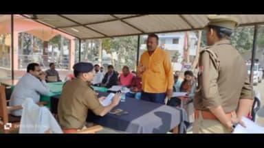 मेहदावल: बखिरा थाने में आयोजित थाना समाधान दिवस में एसपी ने सुनी जनता की फरियाद