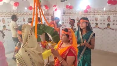 हज़ारीबाग: कुशवाहा क्लब हनुमान मंदिर मंडई खुर्द में आज हनुमान प्राण प्रतिष्ठा का किया गया आयोजन