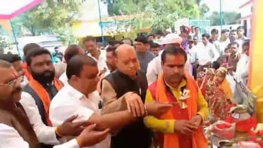 सागर नगर: विकास यात्रा के दौरान डुंगसरा पंचायत में ₹5 लाख की लागत से बनने वाले सामुदायिक भवन का हुआ भूमि पूजन, विधायक रहे मौजूद