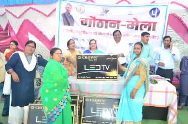 राजनांदगांव: एबीस ग्रुप ने राजनांदगांव जनपद पंचायत के आंगनबाड़ी केंद्रों के लिए दान की 12 स्मार्ट टीवी