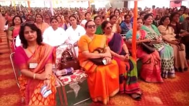 मथुरा: आरएसएस के नेतृत्व में मातृशक्ति सम्मेलन का महाविद्या मैदान में हुआ आयोजन, सांसद साध्वी प्रज्ञा ठाकुर ने की शिरकत