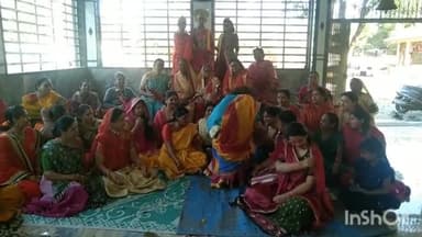 नीमच नगर: गौतम सोशल ग्रुप गुर्जर गौड़ ब्राह्मण महिला मंडल द्वारा नगर के भूतेश्वर मंदिर पर मनाया गया फाग उत्सव