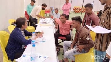 भीकनगांव: भीकनगांव विधानसभा के ग्राम झिरनिया में सहायक उपकरण देने के लिए एलिमि को टीम ने 115 दिव्यांगों की की जांच