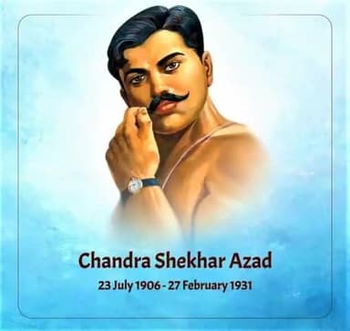 महान क्रांतिकारी चंद्रशेखर आजाद जी की पुण्यतिथि पर कोटि कोटि नमन !