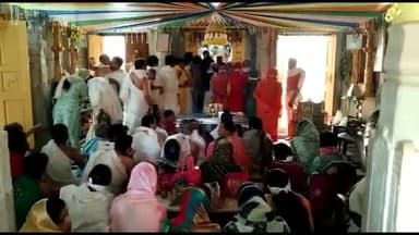 डग: जैन संतों का डग नगर में मंगल प्रवेश, पद्मप्रभू का भगवान नेमिनाथ की तर्ज पर हुआ अभिषेक