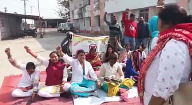 पाकुड़: जिला में 41 दिनों तक हड़ताल में डटी स्वास्थ्य विभाग की एएनएम व जीएनएम  हड़ताल समाप्त कर काम पर लौटी