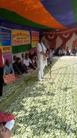 D M C H परिसर मे ही A I I M S का निर्माण हो को लेकर पटना मे धरना