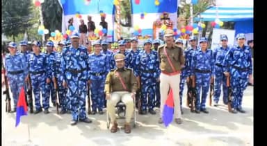 बेगूसराय: पुलिस लाइन में मनाया गया बिहार पुलिस दिवस, SP योगेंद्र कुमार रहे मौजूद