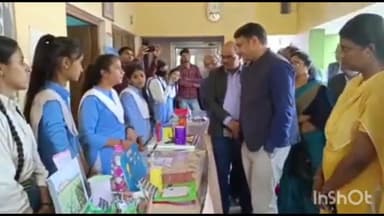 गोंडा: सिटी मांटेसरी इंटर कॉलेज में राष्ट्रीय विज्ञान दिवस पर डीएम ने बच्चों द्वारा तैयार किए गए मॉडल को देखकर बढ़ाया उत्साह