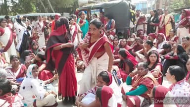 बेगूसराय: समाहरणालय पर आंगनवाड़ी सेविका सहायिका ने किया प्रदर्शन कहा अधिकार पाने के लिए संघर्ष करना पड़ता है