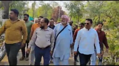 हुज़ूर: वार्ड क्रमांक-34 के कब्रिस्तान में पार्षद पप्पू विलास और BJP के प्रदेश कार्यसमिति सदस्य कृष्णा घाडगे ने किया निरीक्षण