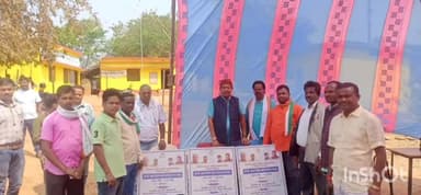 नारायणपुर विधायक चंदन कश्यप ने राजपुर में 20 लाख से अधिक का विकास कार्य का किया भूमिपूजन