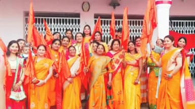 लोहरदगा: फागुन माह के फागुन महोत्सव पर लोहरदगा में मारवाड़ी समाज की महिलाओं के द्वारा मनाया गया श्रीश्याम महोत्सव