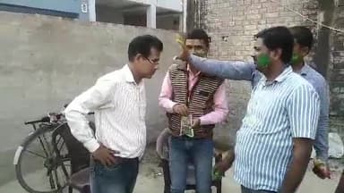 कुढ़नी: रतनौली में पत्रकारों ने आयोजित किया होली मिलन समारोह