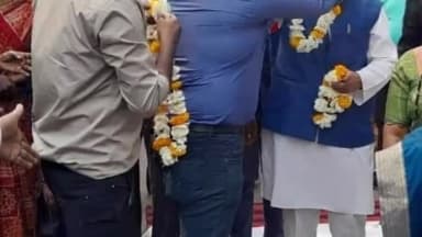 हुज़ूर: नेहरू नगर कॉलोनी में कांग्रेस विधायक पीसी शर्मा ने सीसी रोड के निर्माण कार्य का किया भूमिपूजन