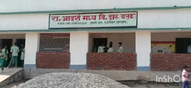दारू: दारू में ₹1.21 करोड़ की लागत हो रहा है मध्य विद्यालय दारू बालक की चारदीवारी व जीर्णोद्धार का कार्य