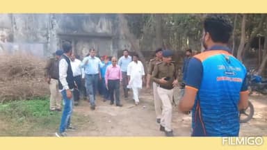 अपने क्षेत्र के बालिका उच्च विद्यालय आनन्दपुर स्कूल के प्राँगण में वर्षों से लंबित मामला नव सड़क निर्माण संबंधित समस्या को लेकर दरभंगा जिलाधिकारी महोदय के साथ जगह निरक्षण🙏🏻