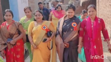 बिधूना: क्षेत्र के देहात मंडल के कई ग्रामों में BJP महिला मोर्चा की पदाधिकारी पहुंची, महिलाओं को सरकार की योजनाओं से कराया अवगत