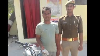 हमीरपुर: सुमेरपुर थाना पुलिस ने एक चोर को बाइक व तमंचे के साथ किया गिरफ्तार
