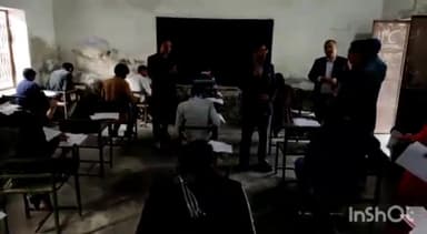 एटा: राष्ट्रीय इंटर कॉलेज जिन्हेरा में फर्जी परीक्षार्थी 1 घंटे तक देता रहा परीक्षा, पकड़े जाने पर थाने में केस हुआ दर्ज