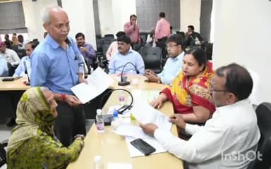 ग्वालियर गिर्द: निगम मुख्यालय में महापौर लोकमंत्रणा का हुआ आयोजन, महापौर ने कहा- आने वाले आवेदनों का समय सीमा में करें निराकरण