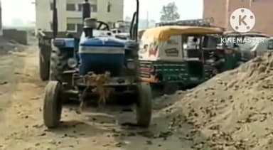 फरीदपुर: भूता थाना पुलिस ने खनन के खिलाफ अभियान चलाकर एक ट्रैक्टर-ट्रॉली को किया सीज
