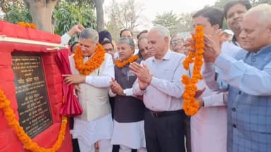 जगाधरी: लेबर कॉलोनी की 41.23 लाख से बनने वाली सड़क का शिलान्यास करने पहुंचे हरियाणा शिक्षा मंत्री चौधरी कवर पाल