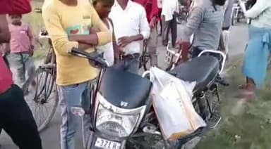 महमूदाबाद: बेहटा गांव मोड़ पर तेज रफ़्तार दो अनियंत्रित बाइकों में हुई भिड़ंत, हादसे में 2 लोग हुए घायल