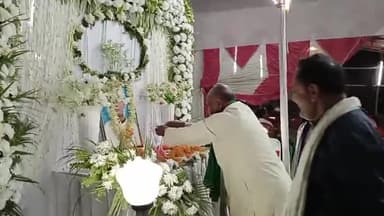 मानसी नगर पंचाय पूर्व विधायक स्वर्गीय सत्यदेव सिंह के पूज्य पिताजी स्वर्गीय राजदेव सिंह के आत्मा की शांति हेतु श्राद्ध कार्यक्रम का आयोजन!