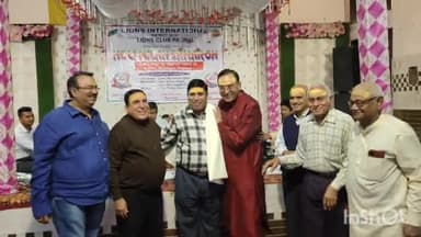 पलवल: लायंस क्लब पलवल ने लायंस भवन में उत्कृष्ट कार्य करने वाले समाज सेवियों को किया सम्मानित