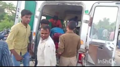 बेला तेज रफ्तार बाइक के आपस में टकराई चार लोग गंभीर रूप से घायल मौके पर पहुंची पुलिस