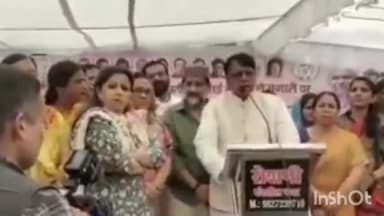 हुज़ूर: शिवाजी नगर में कांग्रेस के शंखनाद कार्यक्रम में पहुंचे विधायक पीसी शर्मा