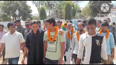 पतरातू: बड़कागांव विधायक अंबा प्रसाद का  स्वागत किया गया