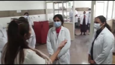 जगाधरी: निक्कू वार्ड में लगी आग के बाद पंचकूला से DG हेल्थ ने सिविल अस्पताल का किया दौरा, सिविल सर्जन को लगाई फटकार