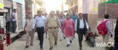 मोहम्मदी: 8 व 9 मार्च को होली की धमार को लेकर SDM व CO ने SBI होते हुए जामा मस्ज़िद से नत्थू चौराहा व कई सड़कों का किया निरीक्षण