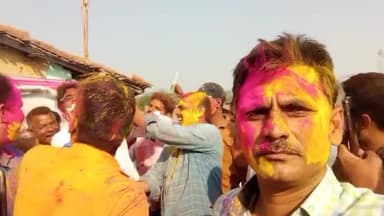 मानसी बाजार में जन अधिकार पार्टी के तरफ से किया गया होली मिलन समारोह का आयोजन पत्रकारों ने खेली होली!