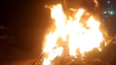 बख्तियारपुर: बख्तियारपुर में होलिका दहन शांतिपूर्वक संपन्न,लोगों ने होलिका दहन करने के साथ आसपास की नाकारात्मक ऊर्जा को किया खत्म