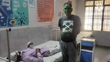 शिकोहाबाद: बटेश्वर रोड बिजौली के पास अज्ञात वाहन की टक्कर से बाइक सवार व्यक्ति हुआ गंभीर घायल