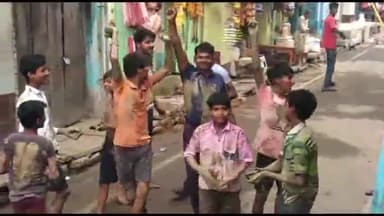 सिलाव: सिलाव बाजार में जमकर खेली गई होली बच्चों ने बचाया धमाल