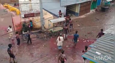 जमुई: शहर की पुरानी बाजार में डीजे में नाचने को लेकर दो युवकों के बीच मारपीट