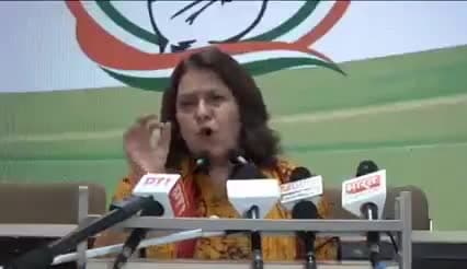 'राहुल गांधी जी को लेकर 'साहेब' के मन में थोड़ी सी जलन की भावना है'- Supriya Shrinate Ji 
#CongressNeta