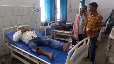 कहरा: सोनपुरा गांव के समीप सड़क दुर्घटना में एक युवक जख्मी, सदर अस्पताल में भर्ती