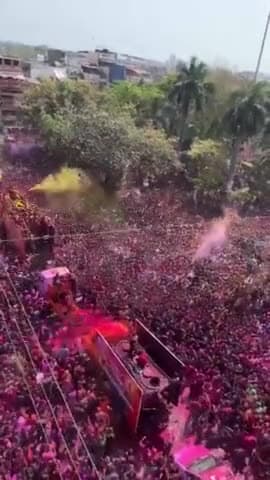 2023 रंग पंचमी राजवाड़ा में जनता द्वारा मनाया गया त्यौहार रंग पंचमी का#indorebreakingnews