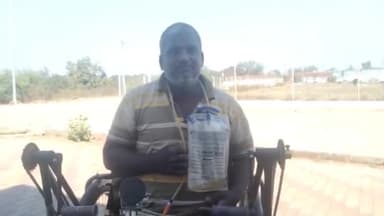 पन्ना: रानीगंज में सड़क दुर्घटना में अपने दोनों पैर गंवा चुका शख्स इलाज के लिए भटक रहा दर-दर, कलेक्टर को दिया आवेदन