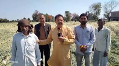 शुजालपुर: विधानसभा क्षेत्र में कांग्रेस के पूर्व जिलाध्यक्ष रामवीर सिकरवार ने किया जनसंपर्क, किसान से की मुलाकात